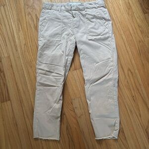 Frank & Eileen Blackrock pant. Size 6. Buttercream color.